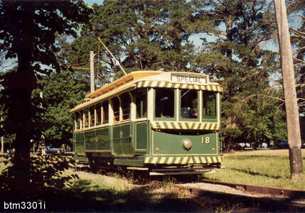 No. 18 in 1960's SEC livery - 12/1987- Photo William F Scott.