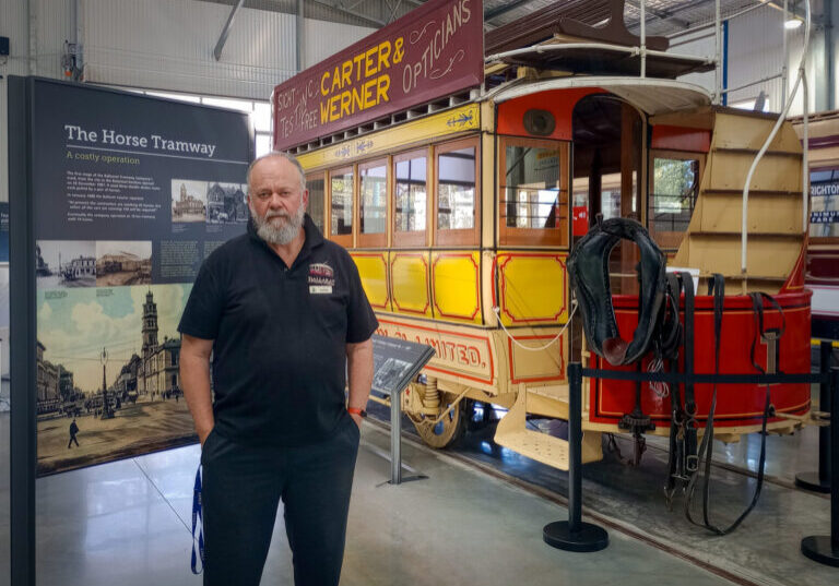 Peter Waugh in the Museum