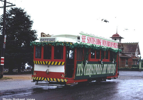 No. 18 at the Lydiard St North Terminus, 1969.

Photo Richard Jones